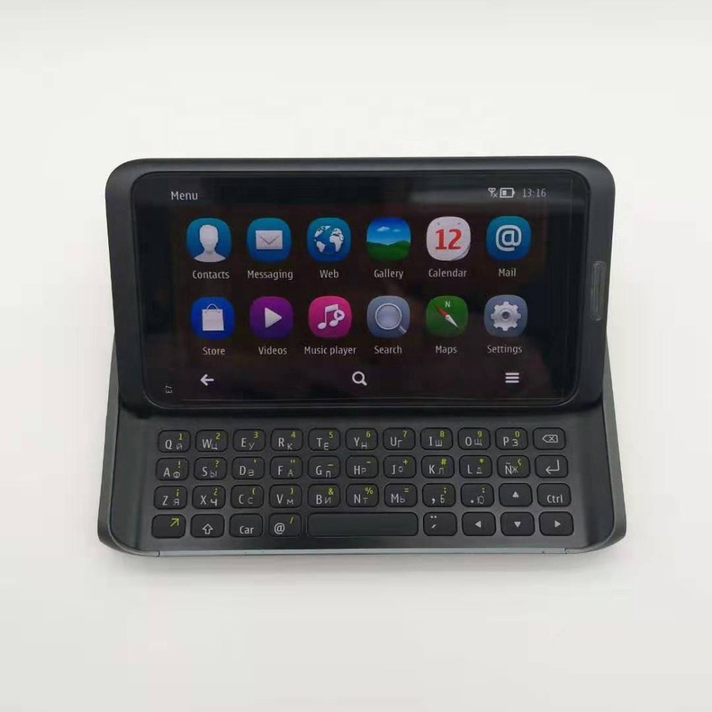 For E7 Unlocked Mobile Phones 3G WIFI GPS 8MP QWERTY Keyboard Symbian^3 Touch Screen Cell Phone